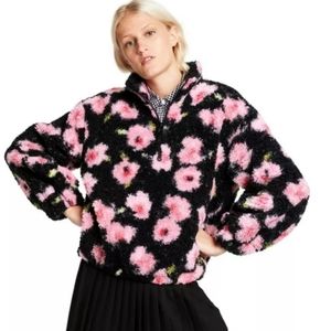 Sandy Liang for Target floral print sherpa jacket